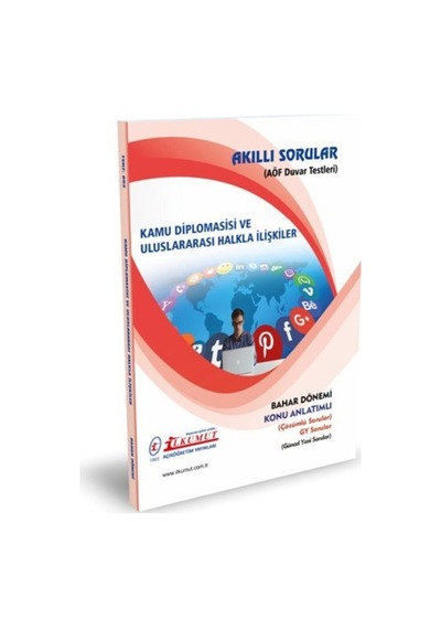 İlkumut Yayınları - Kamu Diplomasisi Ve Uluslararası Halkla Ilişkiler - Konu Anlatımlı - Çözümlü Sorular