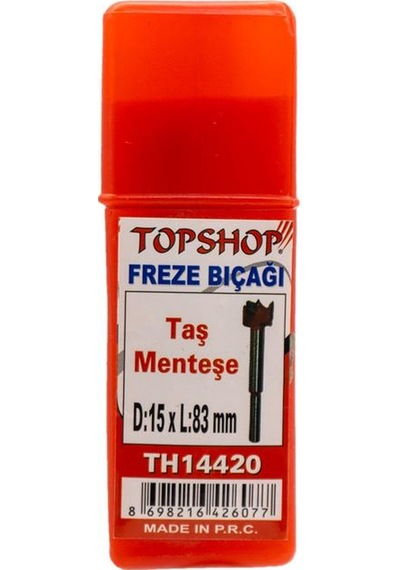 Topshop Th14420 Tas Menteşe Matkap Ucu 15 Mm Sap: 8 Mm