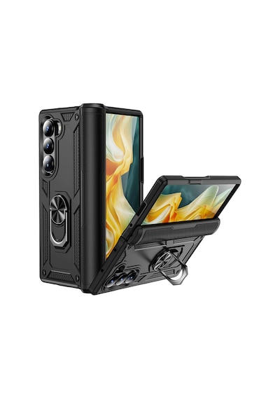 Galaxy Uyumlu Z Fold 6 Kılıf Tchs Vega Kapak - Kırmızı Kirmizi