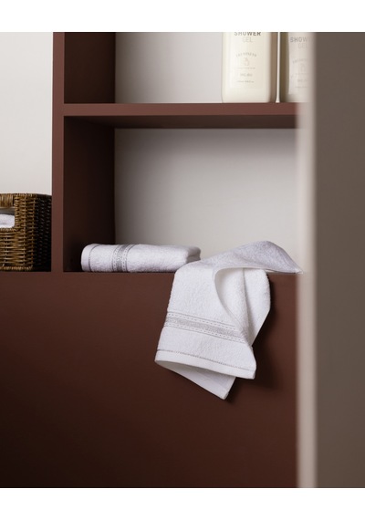 Joetta 2'li %100 Pamuk El Havlusu - Beyaz - 30x30 Cm 8684427342336 Çok Renkli