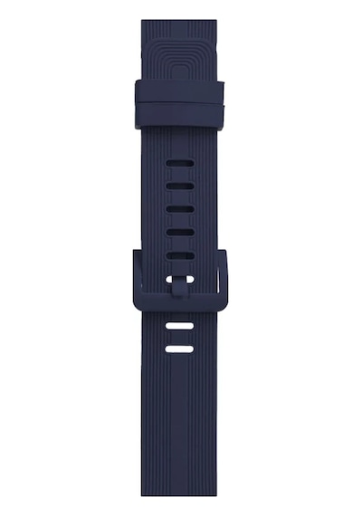 Apple Watch 38mm Uyumlu Kr408 Çizgili Silikon Kordon - Lacivert