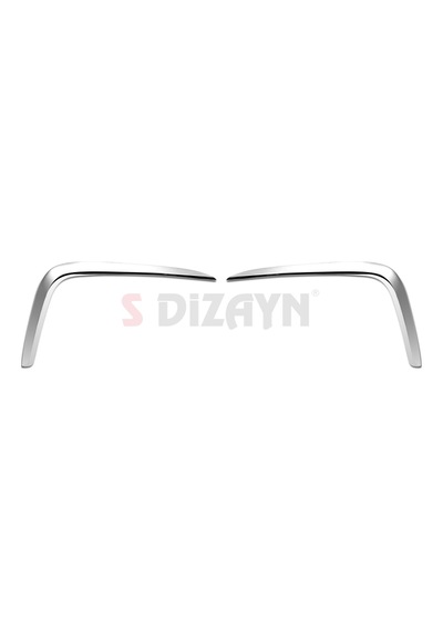 S-dizayn Vw Tiguan Krom Arka Tampon Difüzör Çıtası Oem Still 2 Prç. 2024 Üzeri A+ Kalite