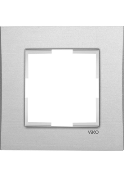 Viko Novella Eloxal Gümüş Metal Tekli Çerçeve - 92192321