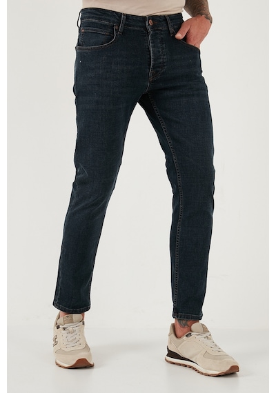 Buratti Streç Pamuklu Slim Fit Normal Bel Dar Paça Jeans Erkek Kot Pantolon 1124C45Napoli Mavi Buratti Streç Pamuklu Slim Fit Normal Bel Dar Paça Jeans Erkek Kot Pantolon 1124C45Napoli Mavi