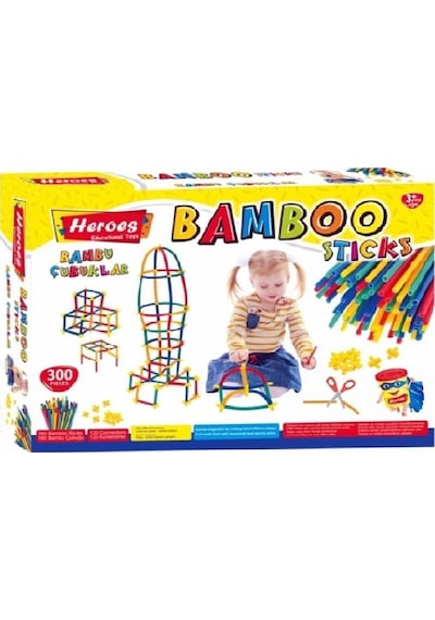 Eğitici Bambu Çubuklar 300 Parça 1 Paket Heroes Eğitici Bambu Çubuk 300 Lü 1 Paket