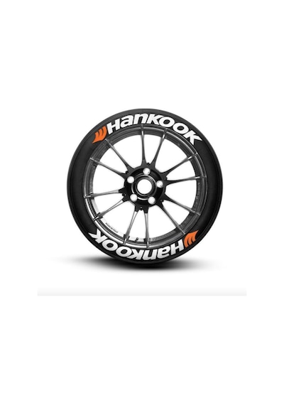 Lastik Yazısı 8Xli Hankook 1.Sınıf Kalite Solmaz Stıker