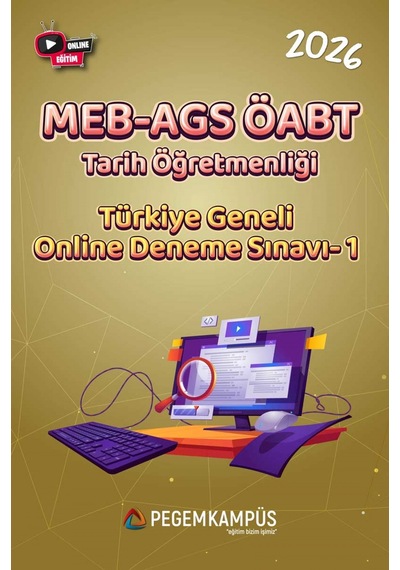 2026 Meb-ags Öabt Tarih Öğretmenliği Türkiye Geneli Online Deneme Sınavı-1
