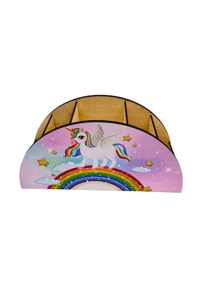 Berenden Ahşap Çocuklar Için Masa Üstü Kalemlik & Organizer-unicorn2 Berenden Ahşap Çocuklar Için Masa Üstü Kalemlik & Organizer-unicorn2