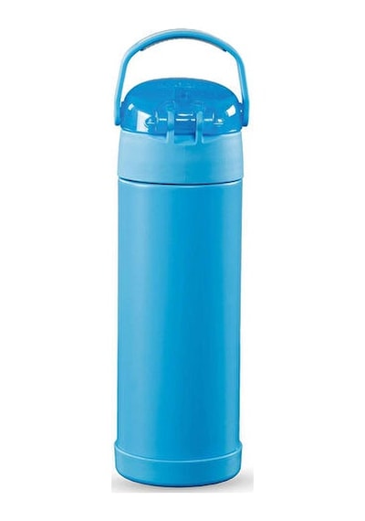 Thermos F422 Funtaıner Cocuk Pıpetlı Termos 0,47l Pipetli Termos F422-024331 Mavi