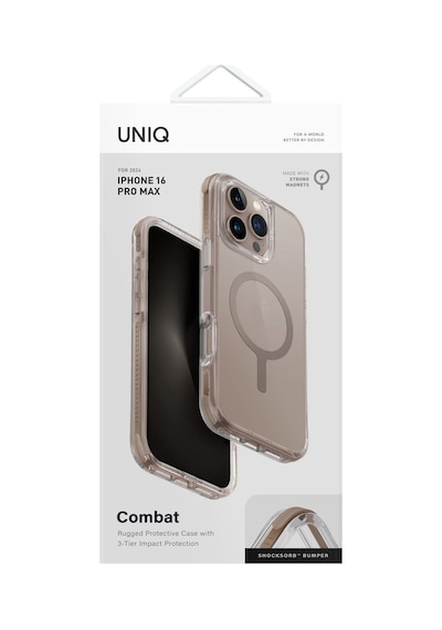 Apple Uyumlu iPhone 16 Pro Max Kılıf Combat Serisi Üç Katmanlı Magsafe Özellikli Magclick Koruyucu Kılıf Gold Apple Uyumlu iPhone 16 Pro Max Kılıf Combat Serisi Üç Katmanlı Magsafe Özellikli Magclick Koruyucu Kılıf Gold