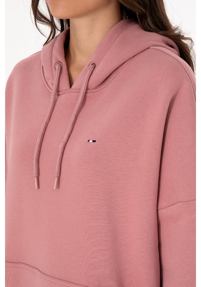 U.S. Polo Assn. Kadın Gül Kurusu Şardonlu Kapüşonlu Sweatshırt 50313567-VR221