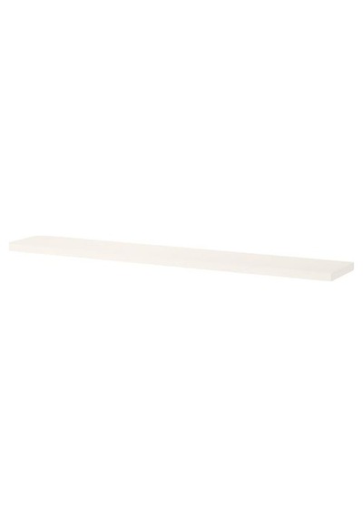 Ikea Bergshult Duvar Rafı Parçası, Beyaz, 120x20 Cm