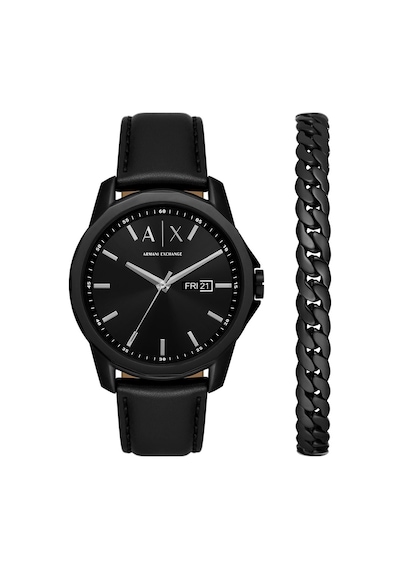 Armani Exchange Ax7147set Erkek Kol Saati Ve Bileklik Seti
