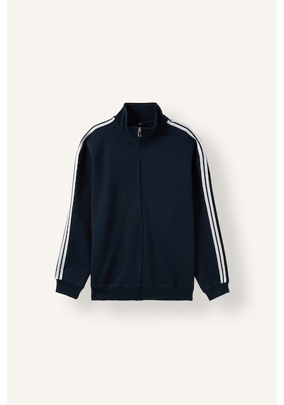 Defacto Nefes Alabilen Boxy Fit Fermuarlı Dik Yaka Sweatshirt F0106ax26aunv146 Lacivert-nv146