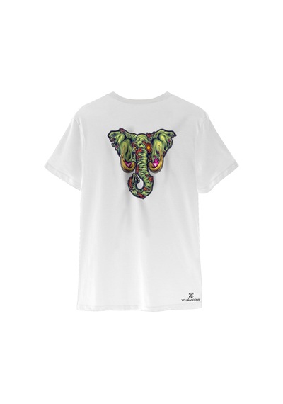 Magical Elephant Unisex T-shirt - Beyaz