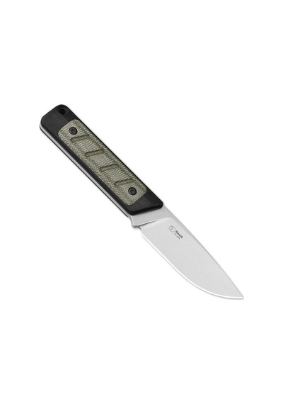 Smolt Kamp 14c28n Black G10 & Micarta 1063a6 Koyu Kahverengi