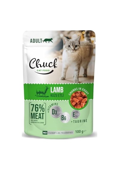 Pouches, Yetişkin, Kuzu Etli 100 Gr X 24 Adet 100 G