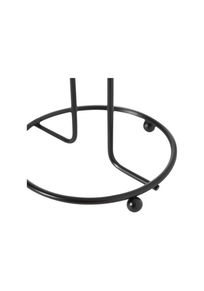 Mudo Home Black Metal Havluluk Yuvarlak Diğer