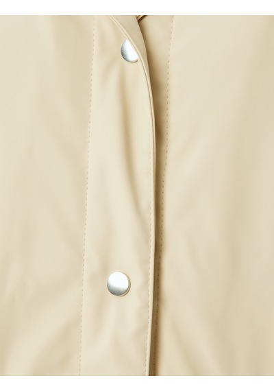 Koton Cepli Çıt Çıt Düğme Kapamalı Cepli İçi Peluş Astarlı Kapüşonlu Oversize Suni Deri Parka Bej 5wak00125ew Ekru Koton Cepli Çıt Çıt Düğme Kapamalı Cepli İçi Peluş Astarlı Kapüşonlu Oversize Suni Deri Parka Bej 5wak00125ew Ekru