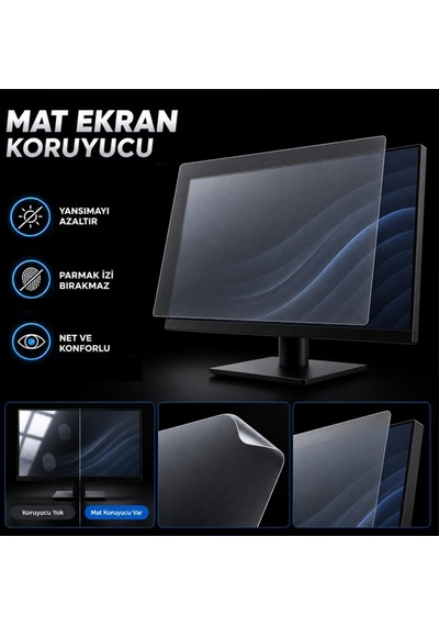 Dell Pro E2425hsm 23.8 İnç İle Uyumlu Mat Ekran Koruyucu