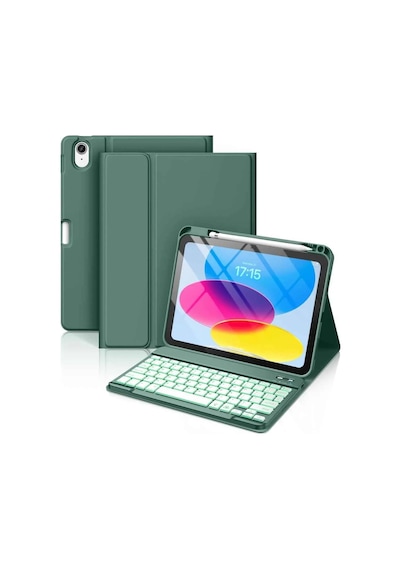 Apple Uyumlu iPad Air 11 4/5/6 Nesil M2/m3 2025 Klavyeli Tablet Kılıfı Klavye + Stand