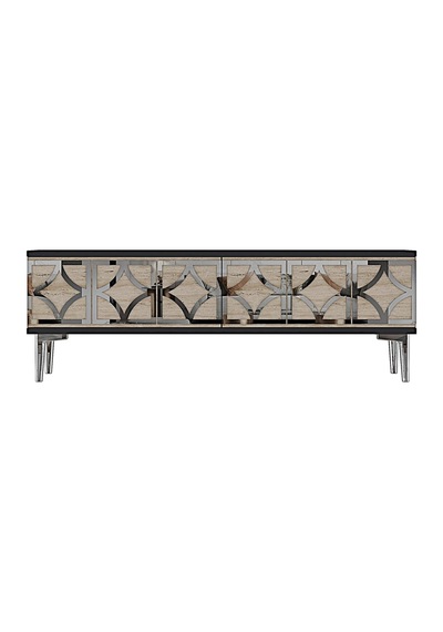 Tsa1237ats - Lemtv120 Tv Stand, Tv Sehpası Antrasit - Traverten - Sılver 120cm Tsa1237ats - Lemtv120 Tv Stand, Tv Sehpası Antrasit - Traverten - Sılver 120cm