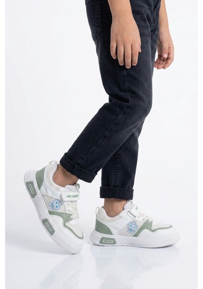 Reyber 026 F Beyaz-mint Yeşil Unisex Çocuk Spor Ayakkabı