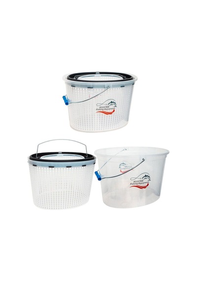 Sea Horse AL-012 Şeffaf Oval Balıkçı Kovası