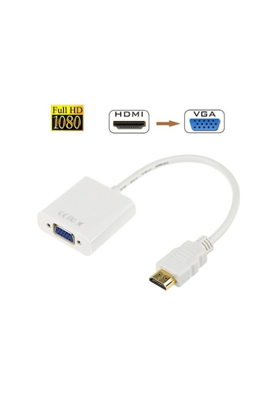 Hdmi To Vga Çevirici Monitörü Tv Yapma Uydu Televizyon 4547P
