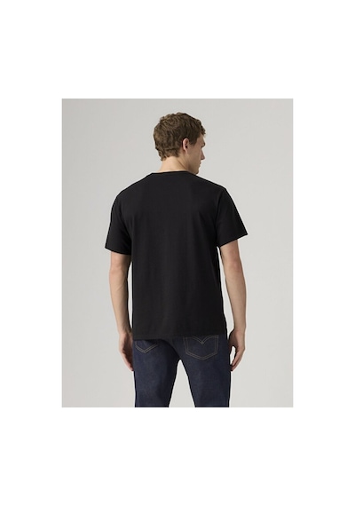 Levi's Essential Erkek Relaxed Siyah Bisiklet Yaka Tişört 008br-0000-16334