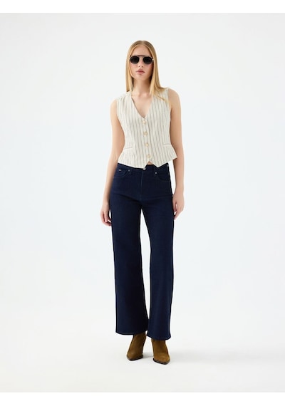 LOFT Bella Regular Fit Kadın Pantolon Lf2041856 Q1.v1 Denim