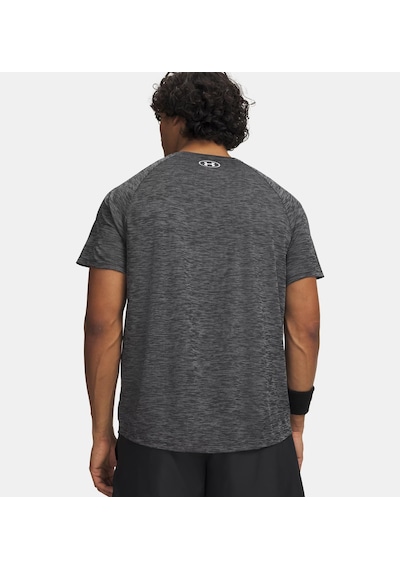 Under Armour Ua Tech Textured Ss Erkek T-shirt-31821 Siyah