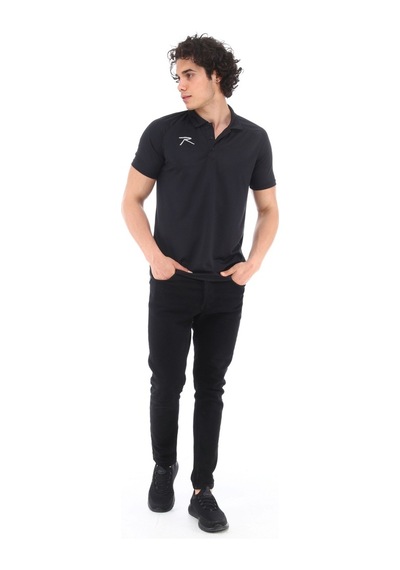 Kappa Raru Erkek Polo T-Shirt Nox Siyah Çok Renkli