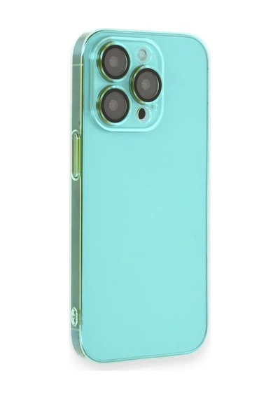 Apple Uyumlu iPhone 13 Pro Kılıf Armada Lensli Kapak - Yeşil 0.2M-Çok Renkli