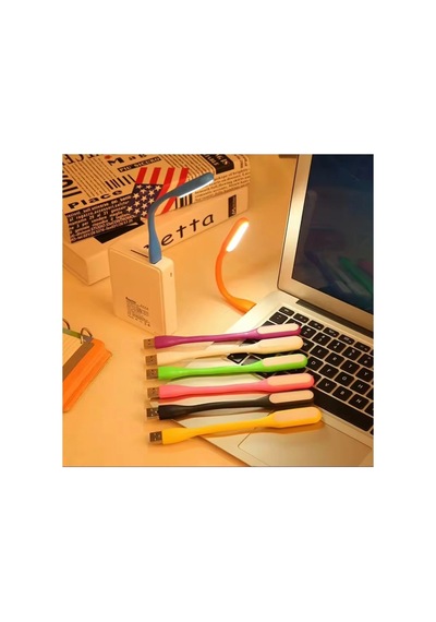 Usb Mini Led Lamba 4 Adet Paket Esnek Ve Taşınabilir Gece Lambası Çok Renkli