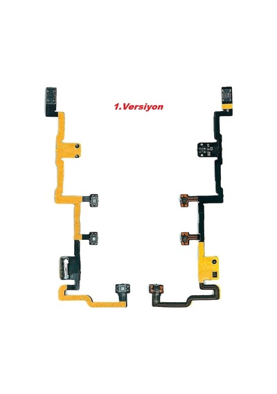 Apple iPad Uyumlu 2 A1395 A1396 A1397 On/of Flex Kablo Power Switch On / Off Volume Control Key Flex Basmalı Soketli