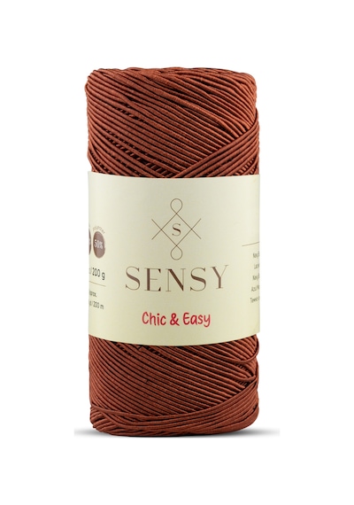 Sensy Premium Chic&easy 200 Gr Slim Supra İpi Mumlu İp Runner İpi Çanta İpi Cüzdan İpi Pase İp Bakır