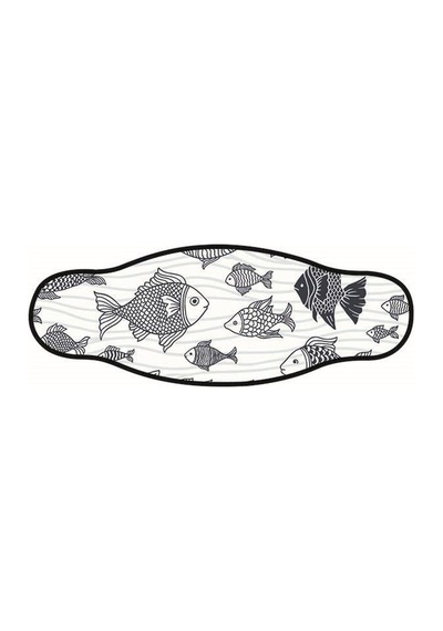 BestDivers Maske Arkalığı Herd Fısh Neopren Gri