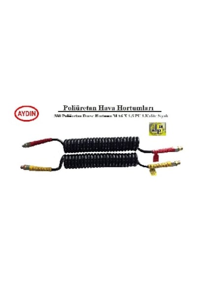 Unıversal Tir Hava Hortumu-poliüretan M16x1,5 Pu 1. Kalite Siyah - Aydın-380