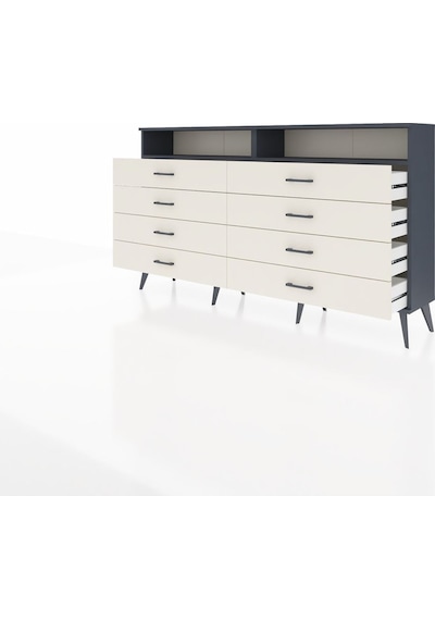 Arges Konsol 2 Raflı 8 Çekmeceli 176x30x99 Antrasit-antrasit/ayt Antrasit-antrasit/aytaşı Arges Konsol 2 Raflı 8 Çekmeceli 176x30x99 Antrasit-antrasit/ayt Antrasit-antrasit/aytaşı