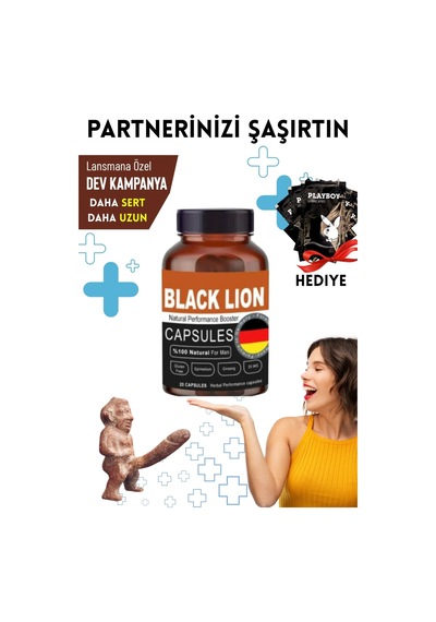 Black Lion Xxl Erkeklere Çok Özel Ürün Seti