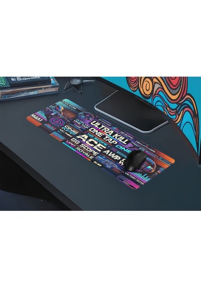 Gaming Oyuncu Xl Mouse Pad Kaydırmaz Dikişli 80 30 Cm Mousepad 8