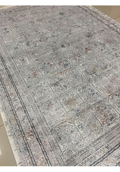 Padişah Halı Evidence 36841 111 Serisi Viskon Akrilik Salon Oturma Yatak Odası Halısı Gri