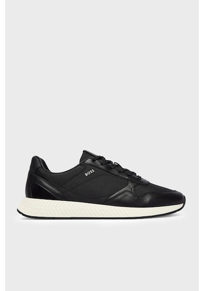 Boss Logolu Sneaker Ayakkabı Erkek Ayakkabı 50568757 001 Siyah