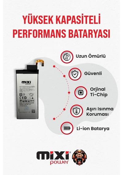 Samsung Galaxy S6 Edge Uyumlu Tam Kapasite Batarya