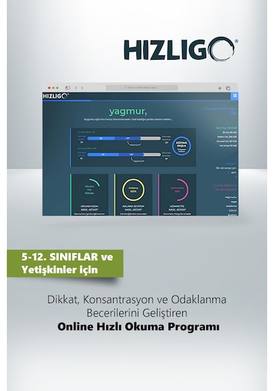 Hızlı Okuma Online Eğitimi: HIZLIGO - YKS (TYT-AYT) 12. Sınıf ve Lise Mezunlarına özel