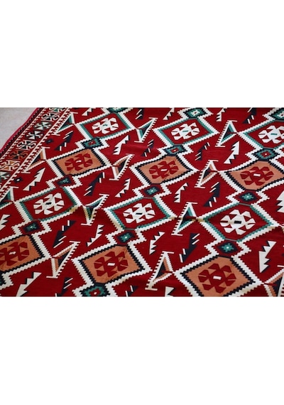 Turkıshrug Kıngdom Şark Köşesi Halısı Modelleri Otantik Kilim Anadolu Kırmızı