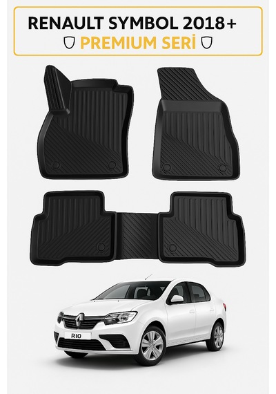 Renault Symbol 2018+ 3d Havuzlu Oto Paspas