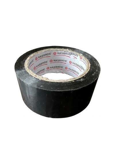 Hasbros Slikonize Bant Siyah Koli Bandı / 45 Mm X 100 Metre / 10 Adet