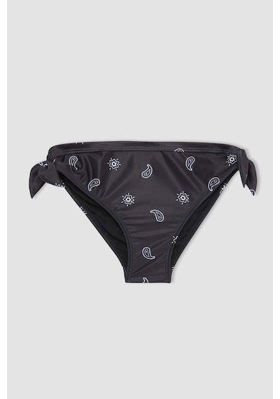 Defacto Kız Çocuk Desenli Bikini Takımı C0368A824SMBK27 Siyah
